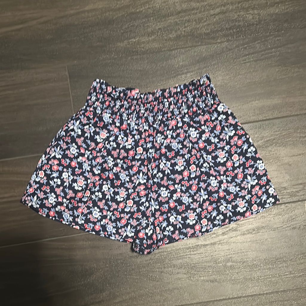 Janie And Jack Merchant Marine Floral Print Shorts 4